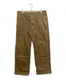 NIGEL CABOURN（ナイジェルケーボン）の古着「ベーシックミリタリーチノパンツ　8020050500」｜ブラウン
