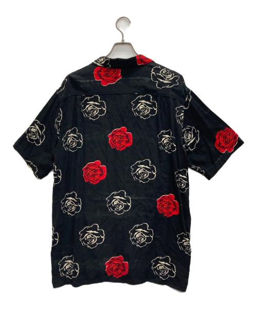 KAPITAL（キャピタル）KAPITAL (キャピタル) 花柄レーヨンアロハシャツ ブラック サイズ:SIZE Lの古着・服飾アイテム
