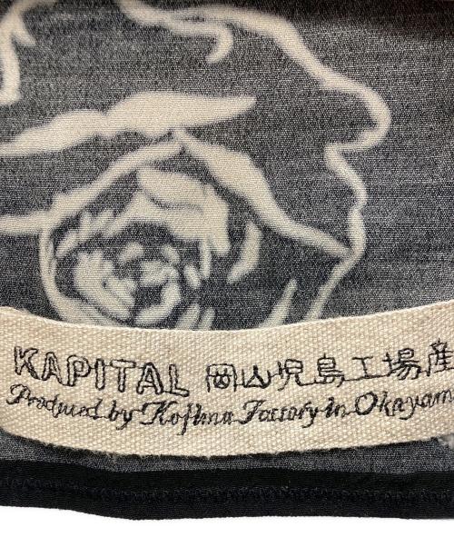 KAPITAL（キャピタル）KAPITAL (キャピタル) 花柄レーヨンアロハシャツ ブラック サイズ:SIZE Lの古着・服飾アイテム