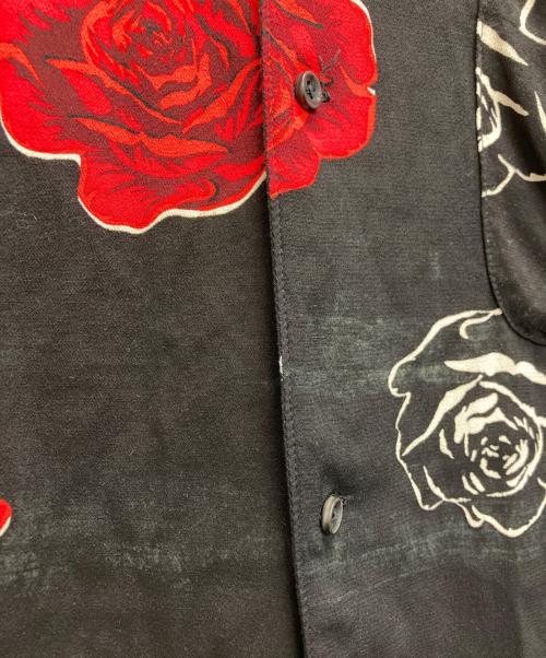 KAPITAL（キャピタル）KAPITAL (キャピタル) 花柄レーヨンアロハシャツ ブラック サイズ:SIZE Lの古着・服飾アイテム