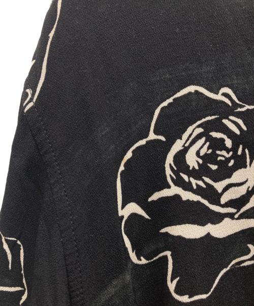 KAPITAL（キャピタル）KAPITAL (キャピタル) 花柄レーヨンアロハシャツ ブラック サイズ:SIZE Lの古着・服飾アイテム