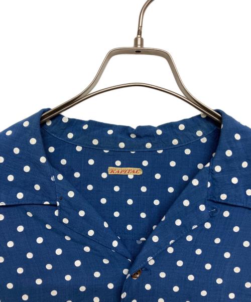 KAPITAL（キャピタル）KAPITAL (キャピタル) 半袖シャツ ブルー サイズ:Lの古着・服飾アイテム