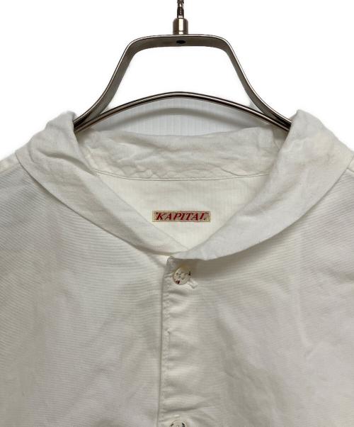 KAPITAL（キャピタル）KAPITAL (キャピタル) ガーゼカラーシャツ ホワイト サイズ:Lの古着・服飾アイテム