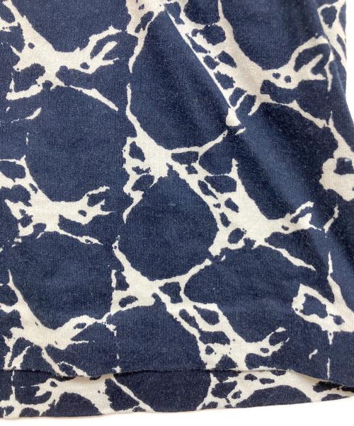 BALENCIAGA（バレンシアガ）BALENCIAGA (バレンシアガ) クラックパターンプリントTシャツ ネイビー サイズ:XSの古着・服飾アイテム