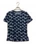 BALENCIAGA（バレンシアガ）の古着「クラックパターンプリントTシャツ」｜ネイビー