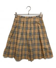 BURBERRY`S BLUE LABEL（バーバリーズ ブルーレーベル）の古着「ノヴァチェックスカート」｜ベージュ