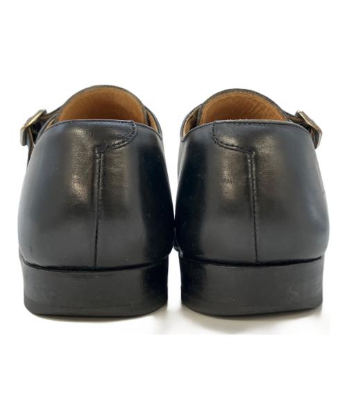 Crockett & Jones（クロケット＆ジョーンズ）Crockett & Jones (クロケット＆ジョーンズ) BARNEYS NEWYORK (バーニーズ・ニューヨーク) LOWNDES/ダブルモンクストラップシューズ　5170 12 ブラック サイズ:SIZE 6E（推定25.0cm）の古着・服飾アイテム