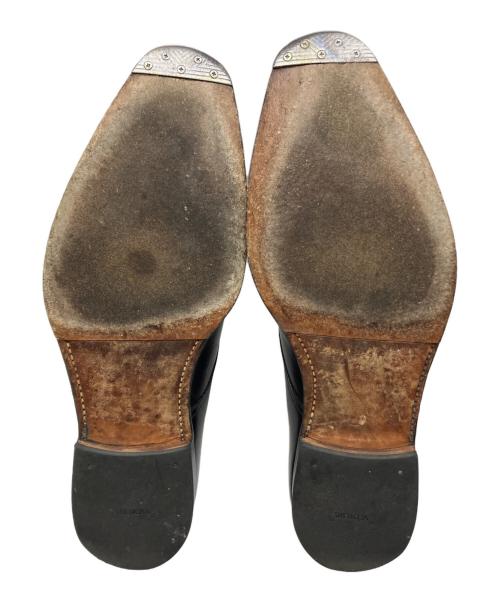 Crockett & Jones（クロケット＆ジョーンズ）Crockett & Jones (クロケット＆ジョーンズ) BARNEYS NEWYORK (バーニーズ・ニューヨーク) LOWNDES/ダブルモンクストラップシューズ　5170 12 ブラック サイズ:SIZE 6E（推定25.0cm）の古着・服飾アイテム