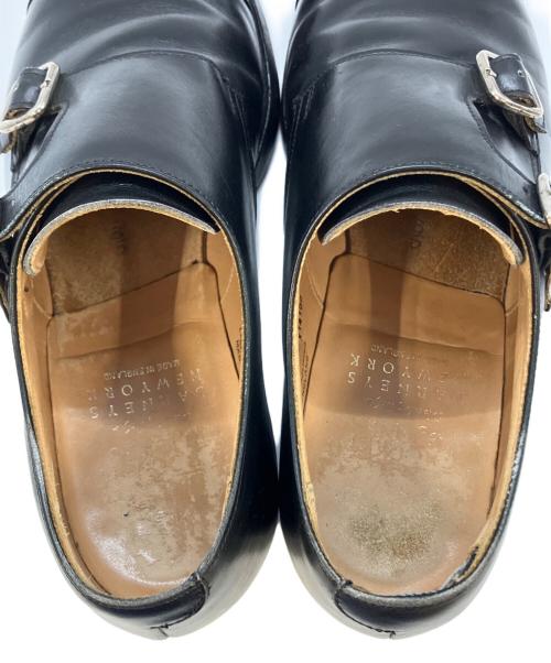 Crockett & Jones（クロケット＆ジョーンズ）Crockett & Jones (クロケット＆ジョーンズ) BARNEYS NEWYORK (バーニーズ・ニューヨーク) LOWNDES/ダブルモンクストラップシューズ　5170 12 ブラック サイズ:SIZE 6E（推定25.0cm）の古着・服飾アイテム