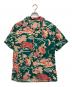KAPITAL（キャピタル）の古着「猫柄アロハシャツ　K1405SS94」｜レッド×グリーン