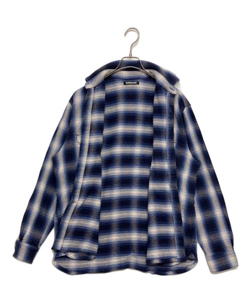 FIRSTRUST（ファーストラスト）FIRSTRUST (ファーストラスト) WEEKEND LS SHIRT TEARDROP/チェックシャツ ネイビー×ホワイト サイズ:SIZE Lの古着・服飾アイテム