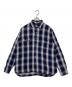 FIRSTRUST（ファーストラスト）の古着「WEEKEND LS SHIRT TEARDROP/チェックシャツ」｜ネイビー×ホワイト
