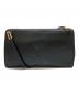 Chloe (クロエ) リボンビジューショルダーバッグ ブラック：12000円