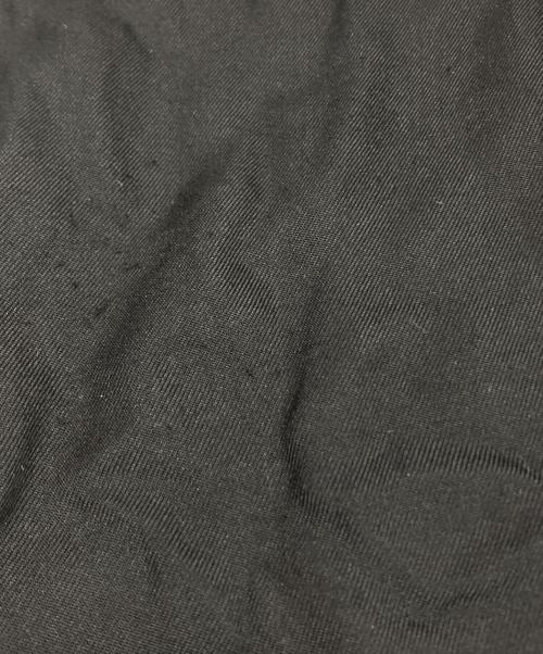 LAUREN RALPH LAUREN（ローレン ラルフ ローレン）LAUREN RALPH LAUREN (ローレン ラルフ ローレン) ビッグシルエット シルク チャイナシャツ ブラック サイズ:SIZE Mの古着・服飾アイテム