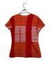 tricot COMME des GARCONS (トリココムデギャルソン) ボーダーTシャツ オレンジ×レッド サイズ:S：10000円