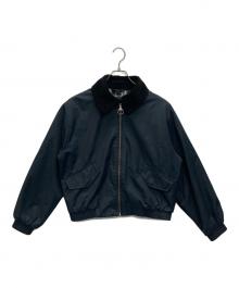 Barbour THE EDIT BY ALEXA（バブアー ジ・エディット・バイ・アレクサ）の古着「Showerproof Bomber Jacket　LSP0239NY91」｜ネイビー