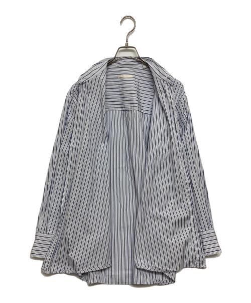 OUR LEGACY（アワーレガシー）OUR LEGACY (アワーレガシー) ストライプシャツ 1277-343-0384 ブルー サイズ:SIZE 46の古着・服飾アイテム