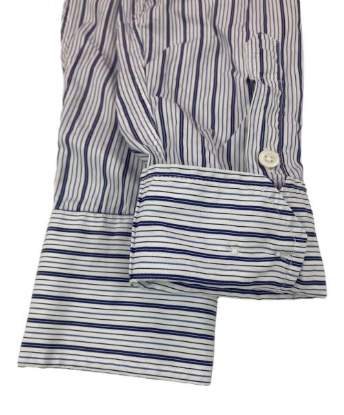 OUR LEGACY（アワーレガシー）OUR LEGACY (アワーレガシー) ストライプシャツ 1277-343-0384 ブルー サイズ:SIZE 46の古着・服飾アイテム