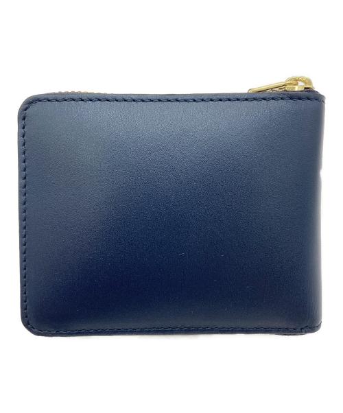 COMME des GARCONS（コムデギャルソン）COMME des GARCONS (コムデギャルソン) 二つ折りZIP財布  SA7100 ネイビー サイズ:実寸サイズをご参照ください。 未使用品の古着・服飾アイテム