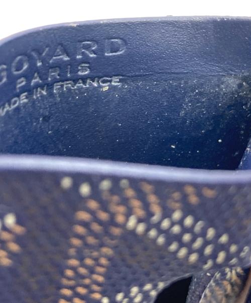 GOYARD（ゴヤール）GOYARD (ゴヤール) ネックストラップ付き カードケース ネイビー サイズ:実寸サイズをご参照ください。の古着・服飾アイテム