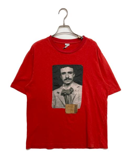 LOEWE（ロエベ）LOEWE (ロエベ) Charles Mackintosh プリント半袖Tシャツ　H6199720CR レッド サイズ:SIZE XLの古着・服飾アイテム