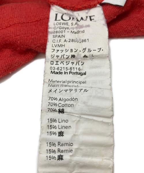 LOEWE（ロエベ）LOEWE (ロエベ) Charles Mackintosh プリント半袖Tシャツ　H6199720CR レッド サイズ:SIZE XLの古着・服飾アイテム