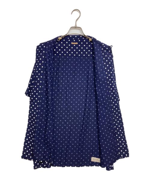KAPITAL（キャピタル）KAPITAL (キャピタル) ポルカドット レーヨンシャツ ネイビー サイズ:SIZE Lの古着・服飾アイテム