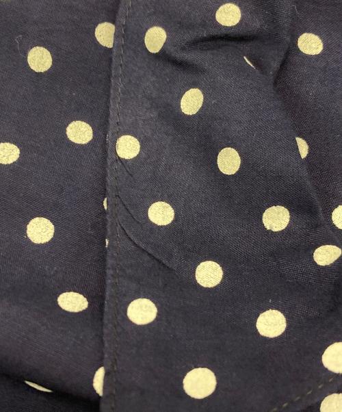 KAPITAL（キャピタル）KAPITAL (キャピタル) ポルカドット レーヨンシャツ ネイビー サイズ:SIZE Lの古着・服飾アイテム