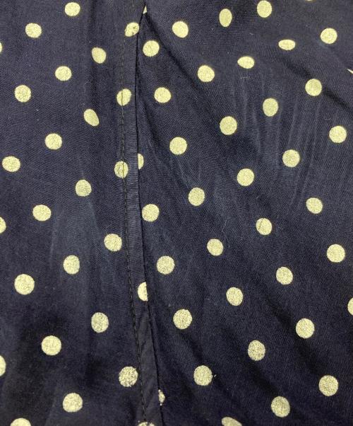 KAPITAL（キャピタル）KAPITAL (キャピタル) ポルカドット レーヨンシャツ ネイビー サイズ:SIZE Lの古着・服飾アイテム