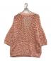OWIL (アウル) HALF SLEEVE PULLOVER HAND KNIT ピンク サイズ:SIZE38：9000円