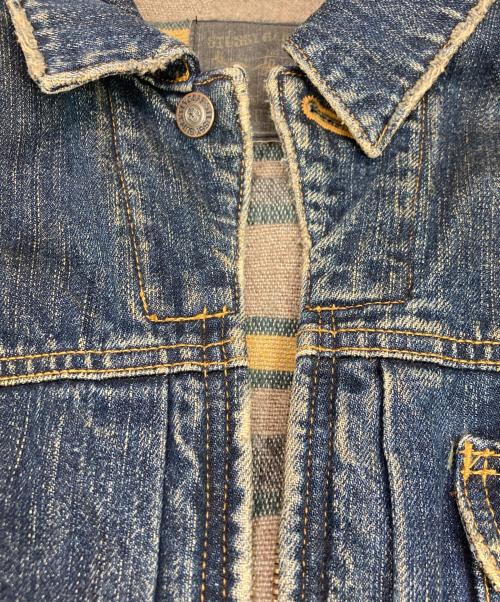 stussy（ステューシー）stussy (ステューシー) 裏ブランケット デニムジャケット インディゴ サイズ:SIZE Lの古着・服飾アイテム