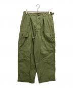 MARKAWAREマーカウェア）の古着「WIDE FATIGUE PANTS　A17A-12PT01C」｜カーキ