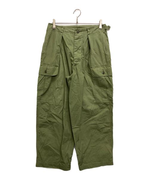 MARKAWARE（マーカウェア）MARKAWARE (マーカウェア) WIDE FATIGUE PANTS　A17A-12PT01C カーキ サイズ:SIZE 2の古着・服飾アイテム