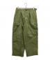 MARKAWARE（マーカウェア）の古着「WIDE FATIGUE PANTS　A17A-12PT01C」｜カーキ