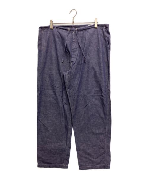 COMOLI（コモリ）COMOLI (コモリ) ダンガリー ドローストリングパンツ インディゴ サイズ:SIZE 2の古着・服飾アイテム