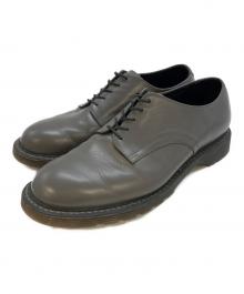 foot the coacher（フットザコーチャー）の古着「プレーントゥシューズ　1634001」｜グレー