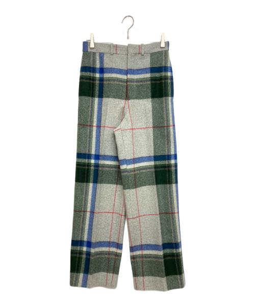 BLAMINK（ブラミンク）BLAMINK (ブラミンク) ウール チェック パンツ 7914-230-0094 グレー サイズ:SIZE 36の古着・服飾アイテム