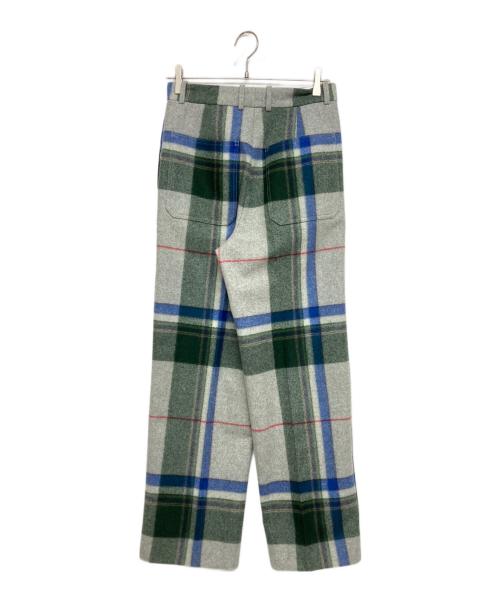 BLAMINK（ブラミンク）BLAMINK (ブラミンク) ウール チェック パンツ 7914-230-0094 グレー サイズ:SIZE 36の古着・服飾アイテム