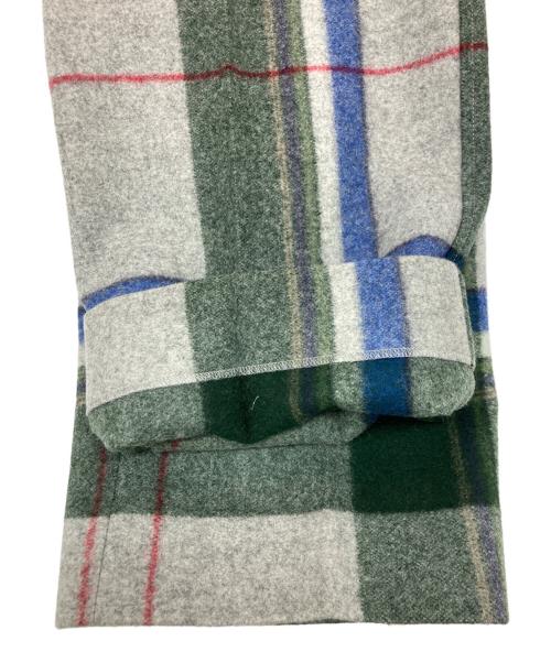 BLAMINK（ブラミンク）BLAMINK (ブラミンク) ウール チェック パンツ 7914-230-0094 グレー サイズ:SIZE 36の古着・服飾アイテム