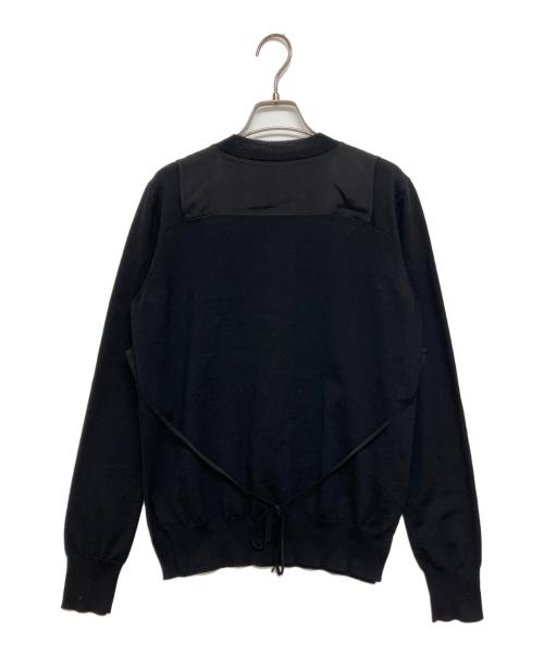 JIL SANDER（ジルサンダー）JIL SANDER (ジルサンダー) レイヤードニット ブラック サイズ:SIZE 34の古着・服飾アイテム
