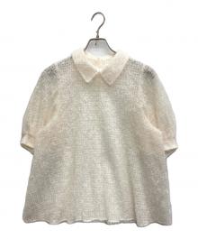 #Newans（ハッシュニュアンス）の古着「フィラッフィパフスリーブプラウス　BL.NE.GM.0402」｜アイボリー