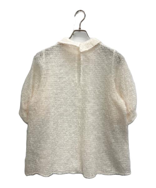 #Newans（ハッシュニュアンス）#Newans (ハッシュニュアンス) フィラッフィパフスリーブプラウス　BL.NE.GM.0402 アイボリー サイズ:SIZE 1 未使用品の古着・服飾アイテム