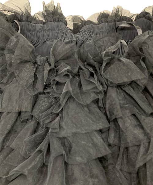 Bibiy.（ビビィ）Bibiy. (ビビィ) DARLENE SHUSHU MINI SKIRT　B50-SK042BKF ブラック サイズ:SIZE Freeの古着・服飾アイテム