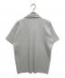 HOMME PLISSE ISSEY MIYAKE (オム プリッセ イッセイ ミヤケ) プリーツ半袖 ポロシャツ　HP01JM121 ホワイト サイズ:SIZE3：9000円
