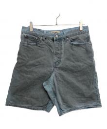 stussy（ステューシー）の古着「SPRAY DYE BIG OL' SHORT　112321」｜インディゴ