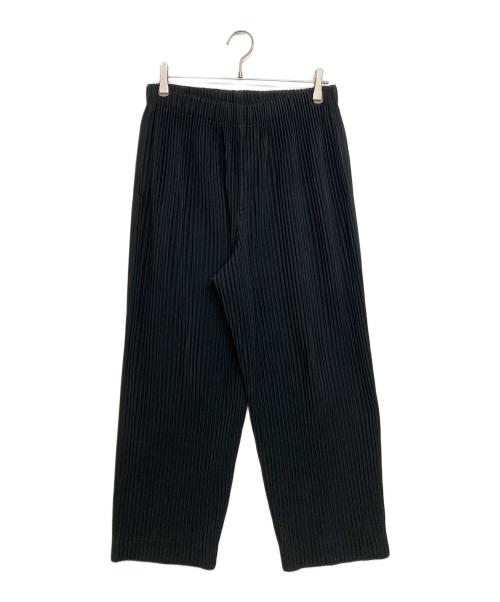 HOMME PLISSE ISSEY MIYAKE（オム プリッセ イッセイ ミヤケ）HOMME PLISSE ISSEY MIYAKE (オム プリッセ イッセイ ミヤケ) プリーツパンツ　HP11JF113 ブラック サイズ:SIZE 2の古着・服飾アイテム