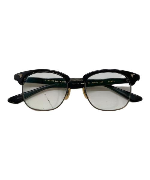 BJ Classic Collection（ビージェイクラッシックコレクション）BJ Classic Collection (ビージェイクラッシックコレクション) 伊達眼鏡 S-831 ブラック サイズ:SIZE 49-18-140の古着・服飾アイテム