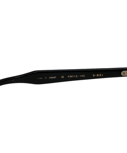 BJ Classic Collection（ビージェイクラッシックコレクション）BJ Classic Collection (ビージェイクラッシックコレクション) 伊達眼鏡 S-831 ブラック サイズ:SIZE 49-18-140の古着・服飾アイテム