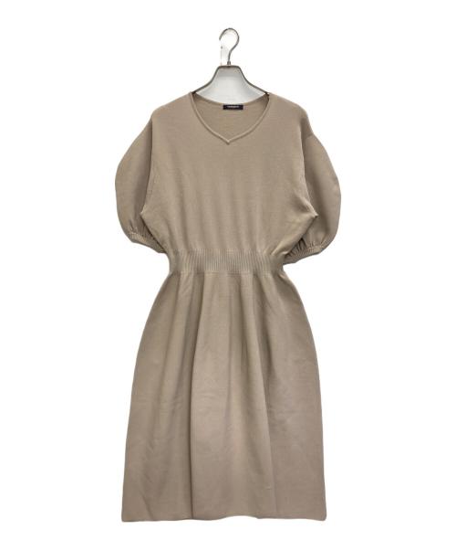 MORABITO（モラビト）MORABITO (モラビト) ニットワンピース　5753-11320 ベージュ サイズ:SIZE 40の古着・服飾アイテム