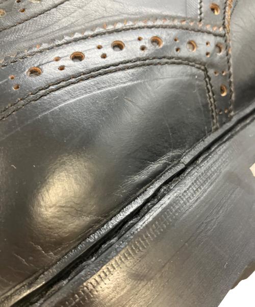 Jalan Sriwijaya（ジャランスリウァヤ）Jalan Sriwijaya (ジャランスリウァヤ) フルブローグ ウイングチップシューズ ブラック サイズ:SIZE 9の古着・服飾アイテム